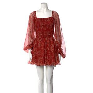 CAROLINE CONSTAS Silk Mini Dress Size: XS fit small as well